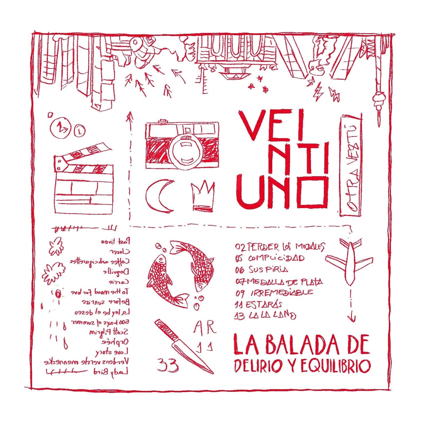 La Balada De Delirio Y Equilibrio - CD (Postal Firmada + Bandana)