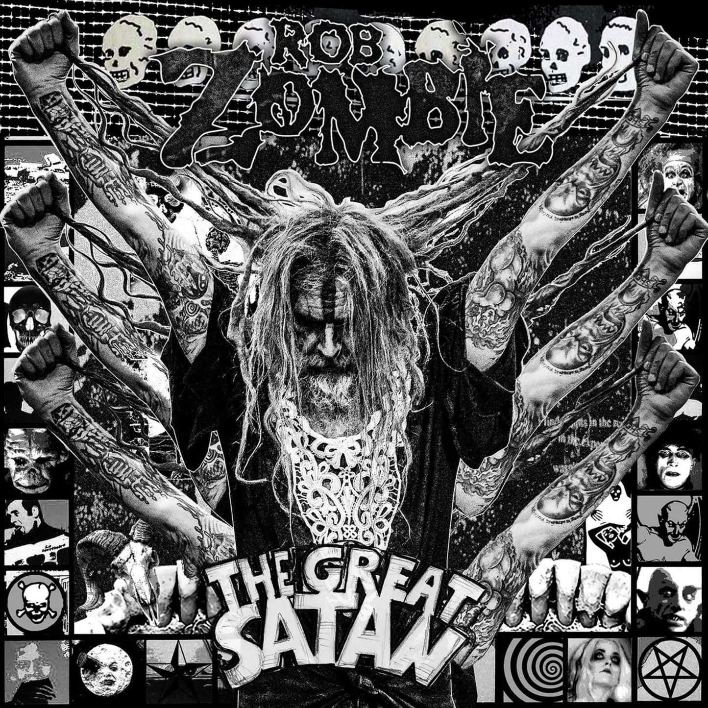 The Great Satan - Vinilo (Color Black White Swirl)