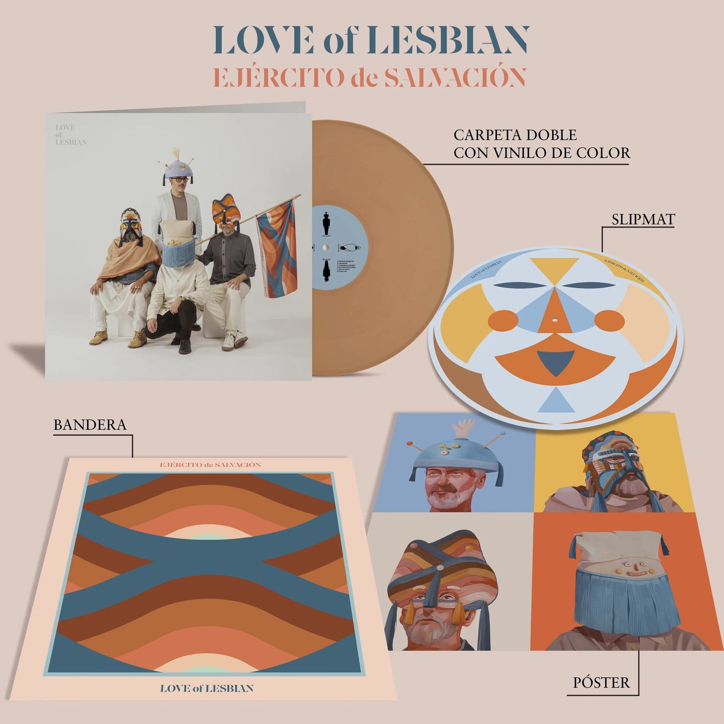 Ejército De Salvación - Vinilo Naranja + Slipmat + Pañuelo + Postal - Edición Firmada)