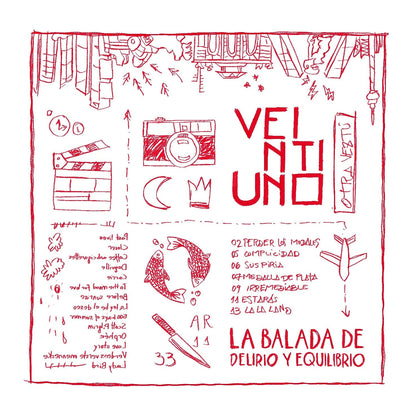 La Balada De Delirio Y Equilibrio - CD (Postal Firmada + Bandana)