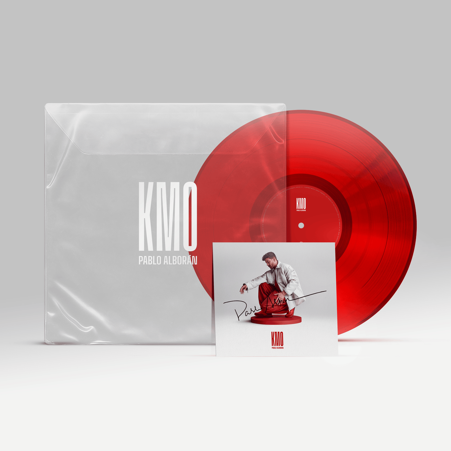 KM0 - Vinilo (Color Rojo) + Postal Firmada