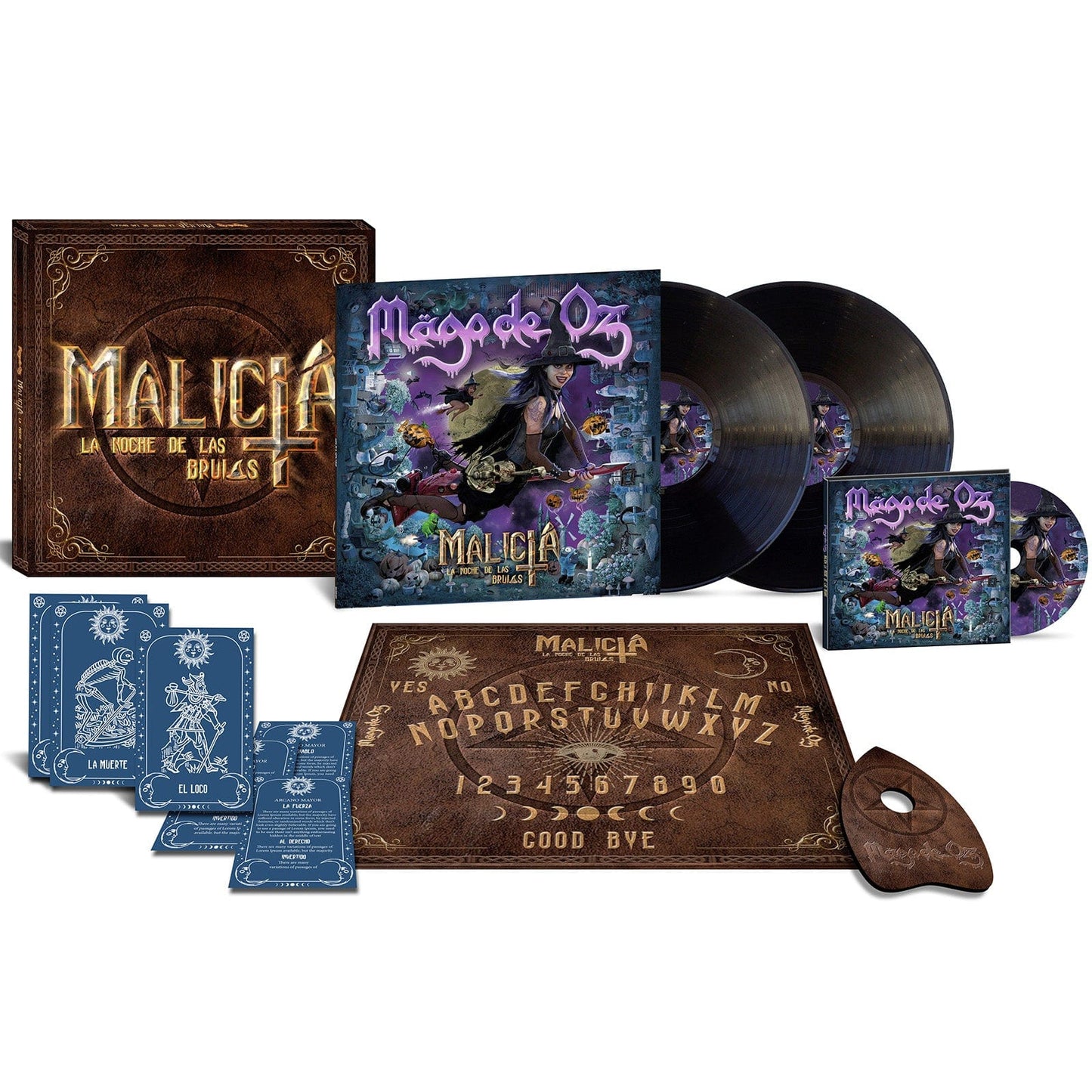Malicia -  Caja Deluxe (CD+2LP+Juego Ouija+6 Cartas Tarot+Código)
