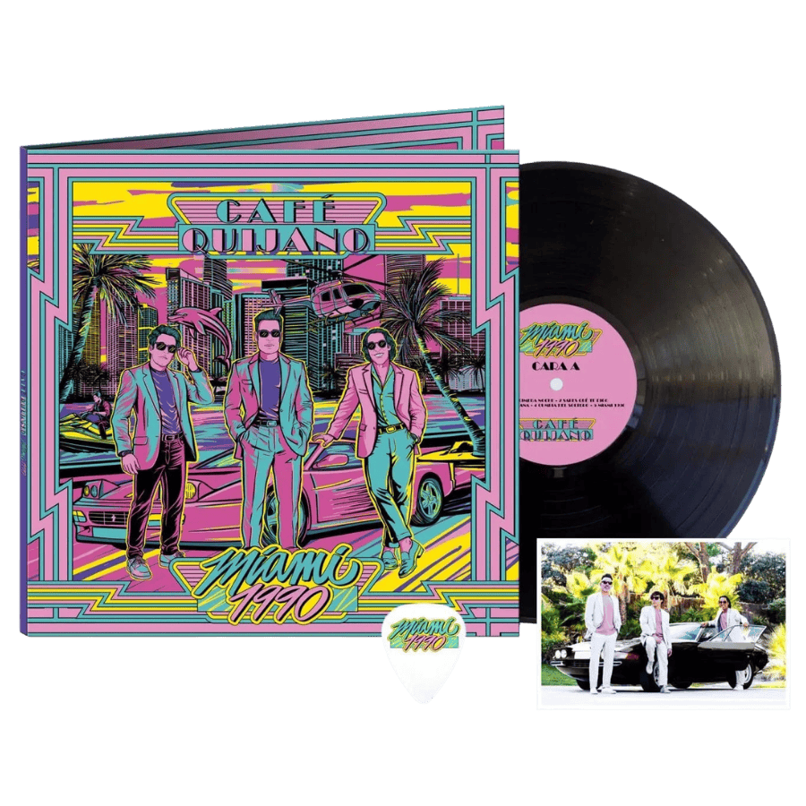 Miami 1990 - Vinilo (Tarjeta Firmada + Púa)